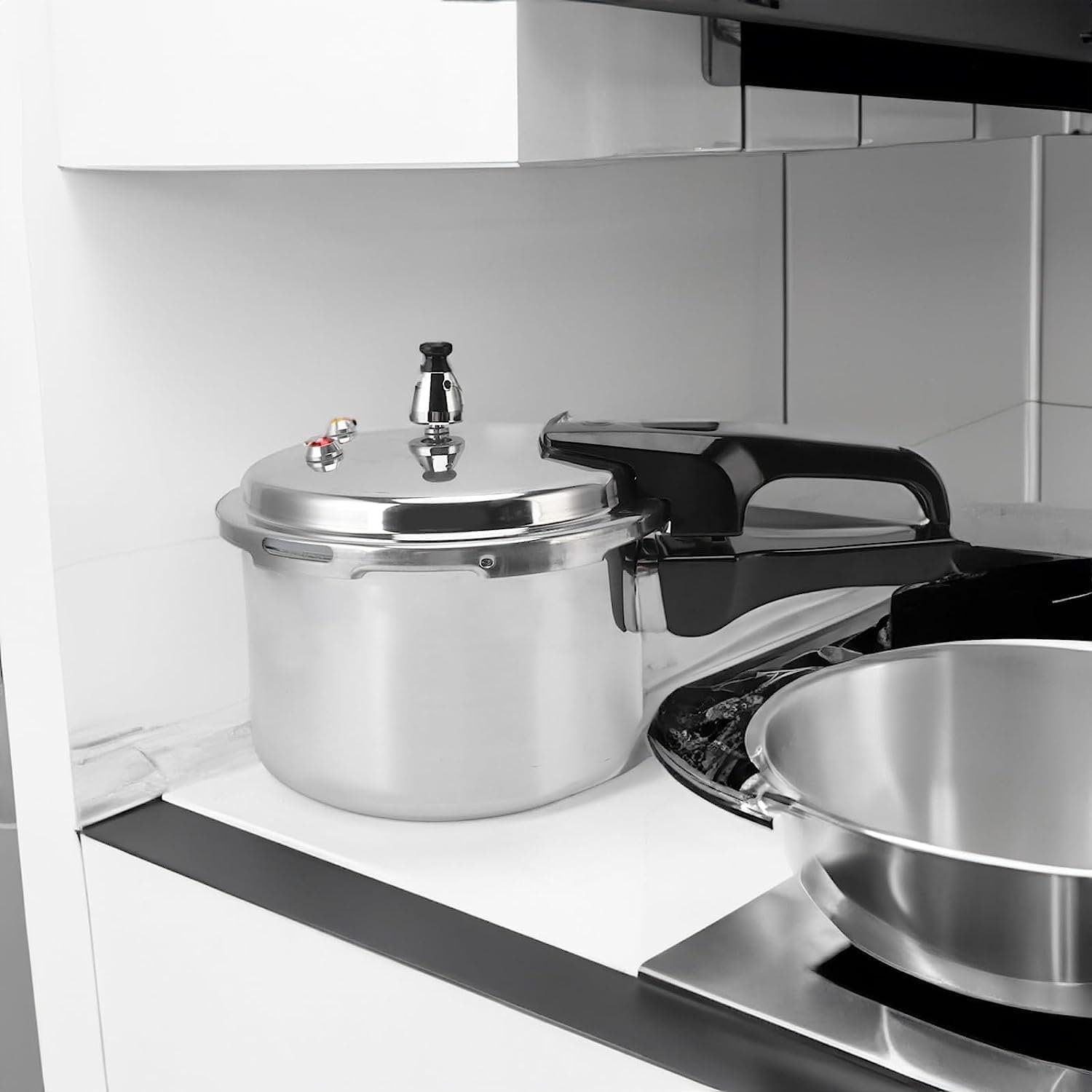 3.17 Quart Aluminum Alloy Pressure Cooker, Small Pressure Cooking Pot 18cm/7inch, 3L Pressure Cookers Mini for Gas Stove Induction Cooker