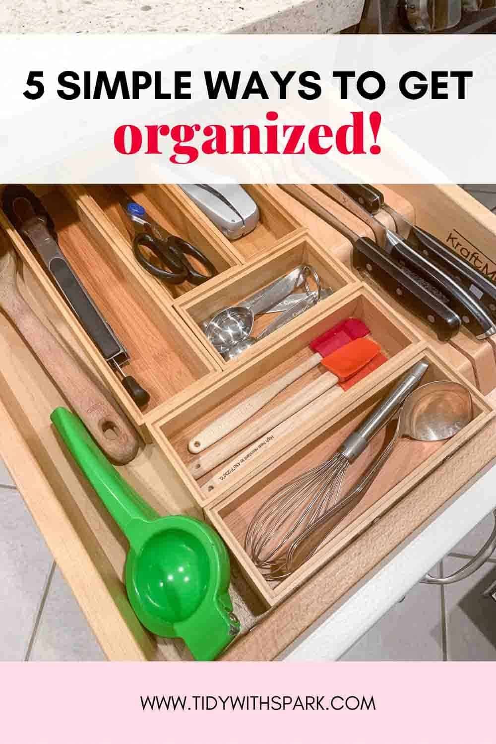 5 Easy Kitchen Organization Tips
