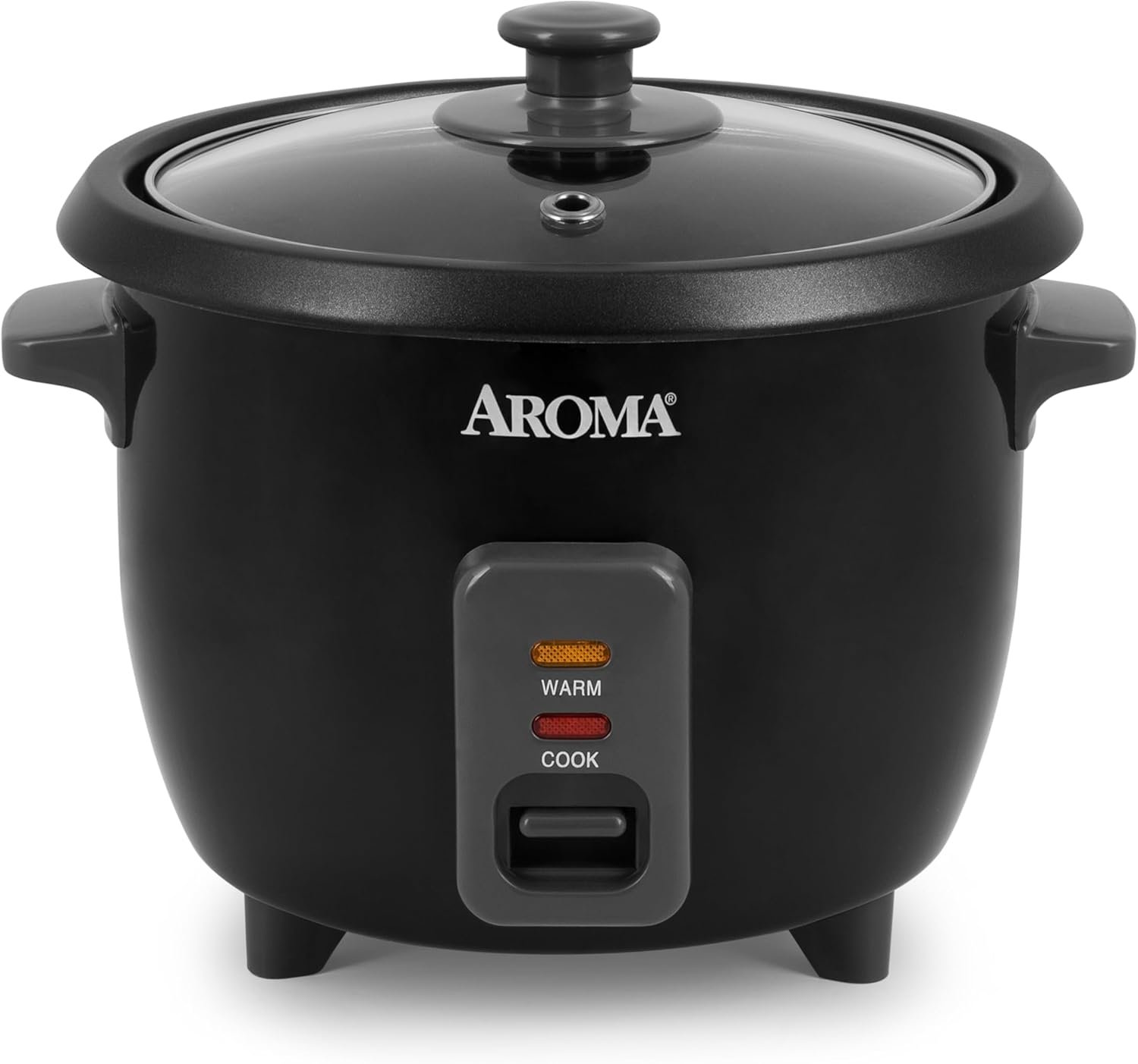 Aroma Housewares 1.5Qt. Rice  Grain Cooker (ARC-363NGB),Black,6-Cup Cooked / 3-Cup Uncooked