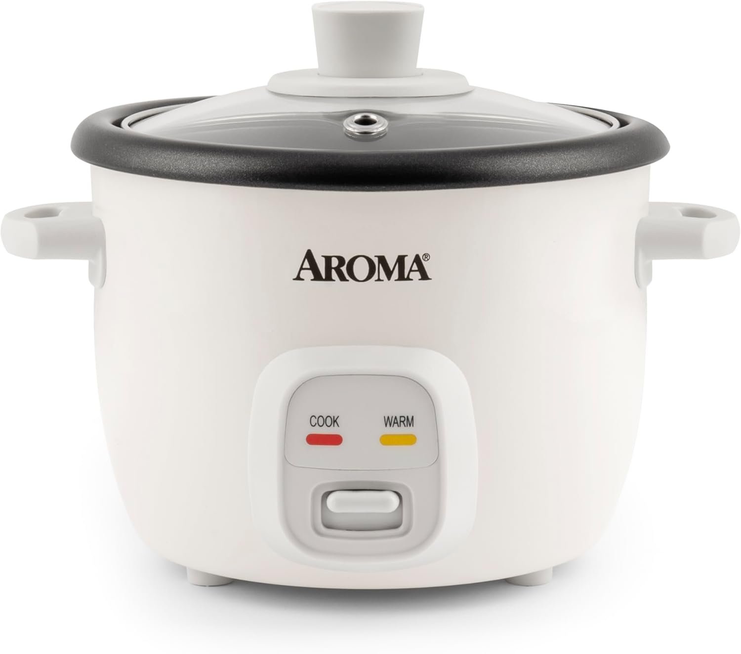 Aroma Housewares 4-Cups (Cooked) / 1Qt. Rice  Grain Cooker (ARC-302NG), White