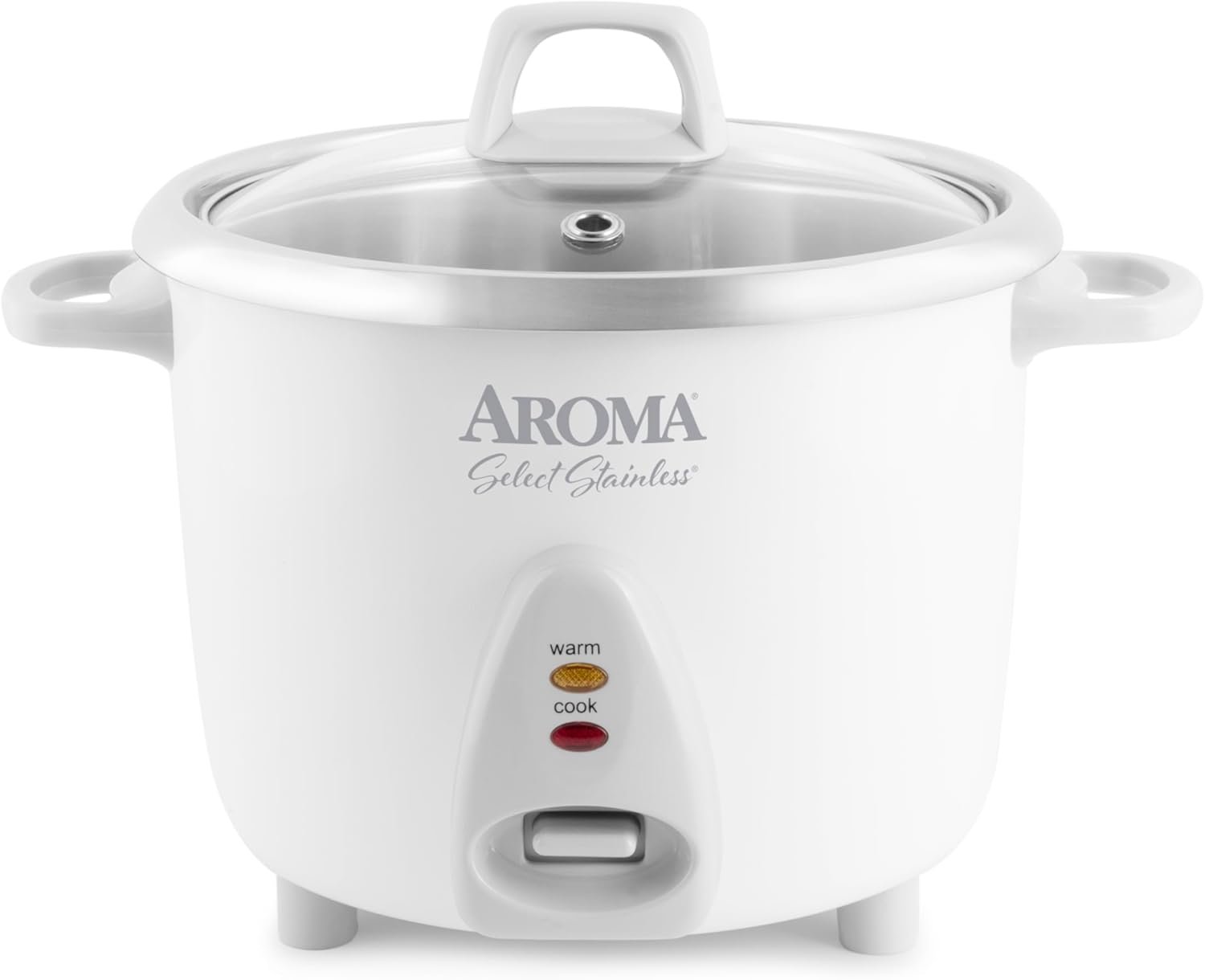 Aroma Housewares Select Stainless Rice Cooker  Warmer with Uncoated Inner Pot, 14-Cup(cooked) / 3Qt, ARC-757SG