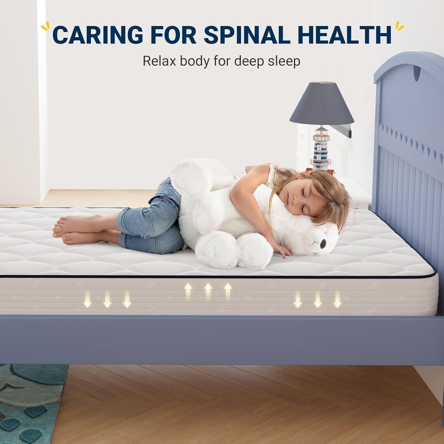 Avenco Queen Size Mattress, 12 Inch Queen Mattresses in a Box, Hybrid Spring Mattresses with Comfort Foam and Pocket Coils for Pressure Relief  Motion Isolation