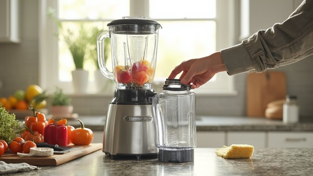 blender setup operation cleaning