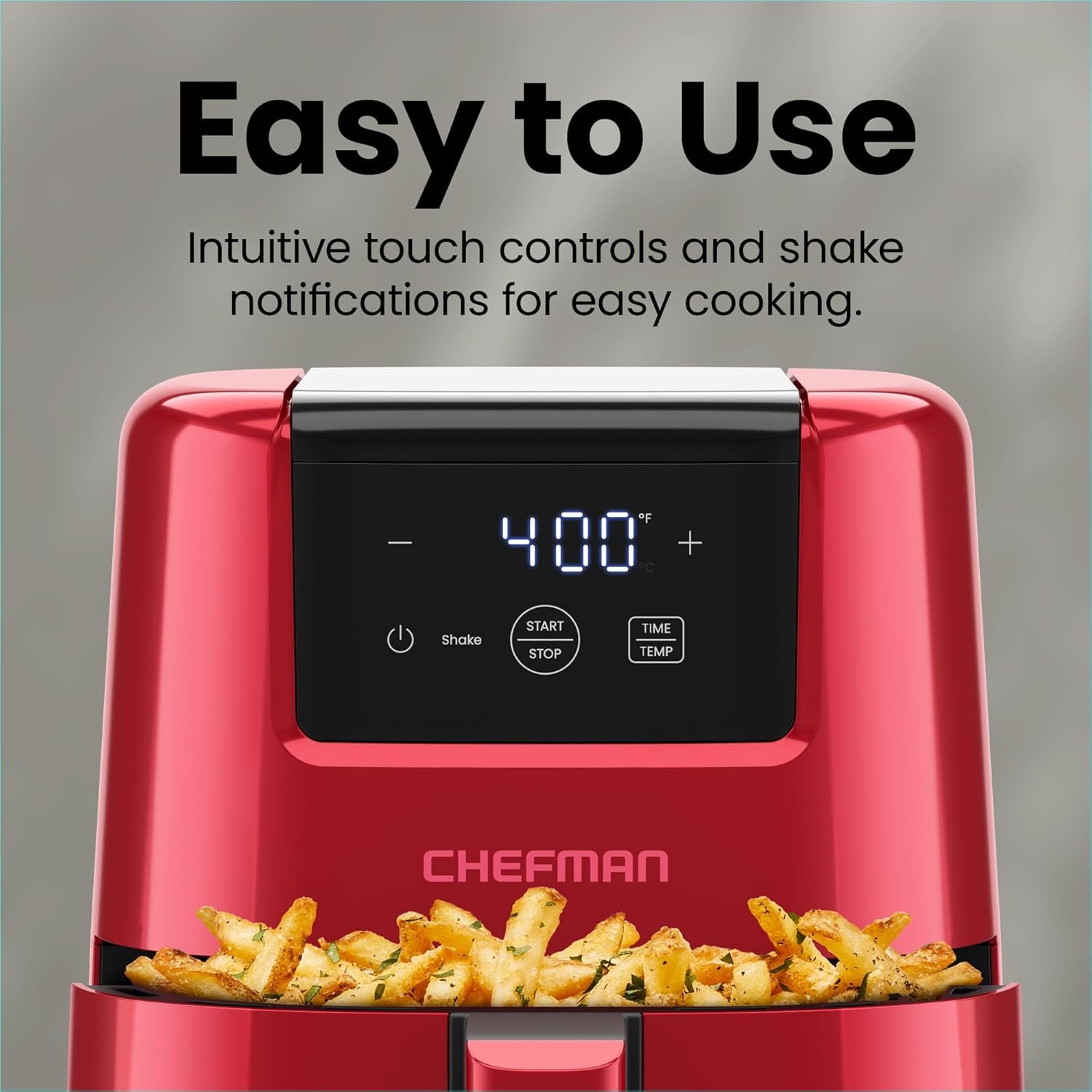CHEFMAN 2 Qt Mini Air Fryer – Digital Space-Saving Compact Air Fryer with Nonstick and Dishwasher Safe Basket, Quick  Easy Meals in Minutes, Features Digital Timer and Shake Reminder – Black