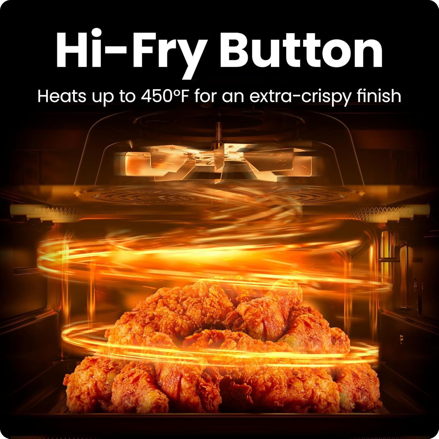 Chefman Air Fryer – 6 QT Compact Airfryer for Quick  Easy Meals in Minutes, Features Hi-Fry Technology for Extra Crisp, Touchscreen Controls with 4 Presets, Nonstick  Dishwasher Safe Basket - Black