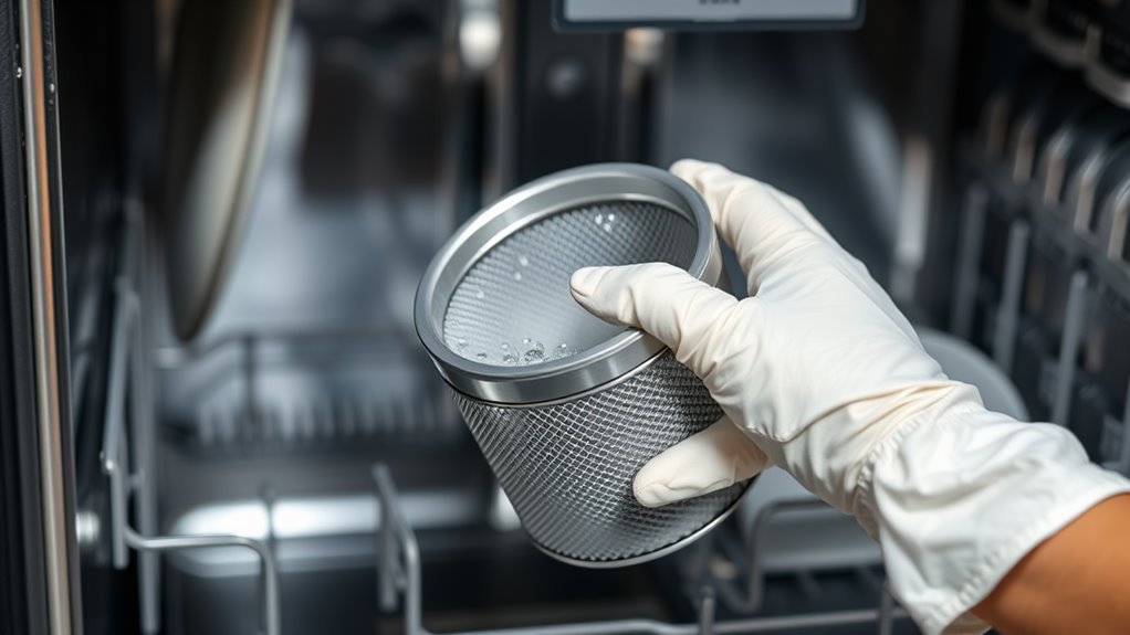 clean dishwasher filter benefits