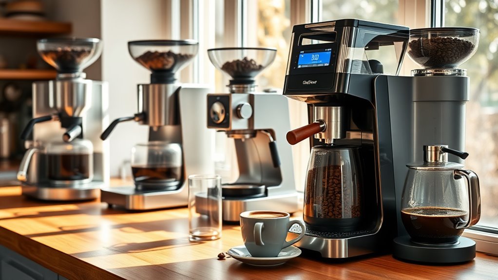 coffee makers with grinders