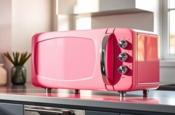 Retro and Pink Microwaves That Add Color to Your Kitchen