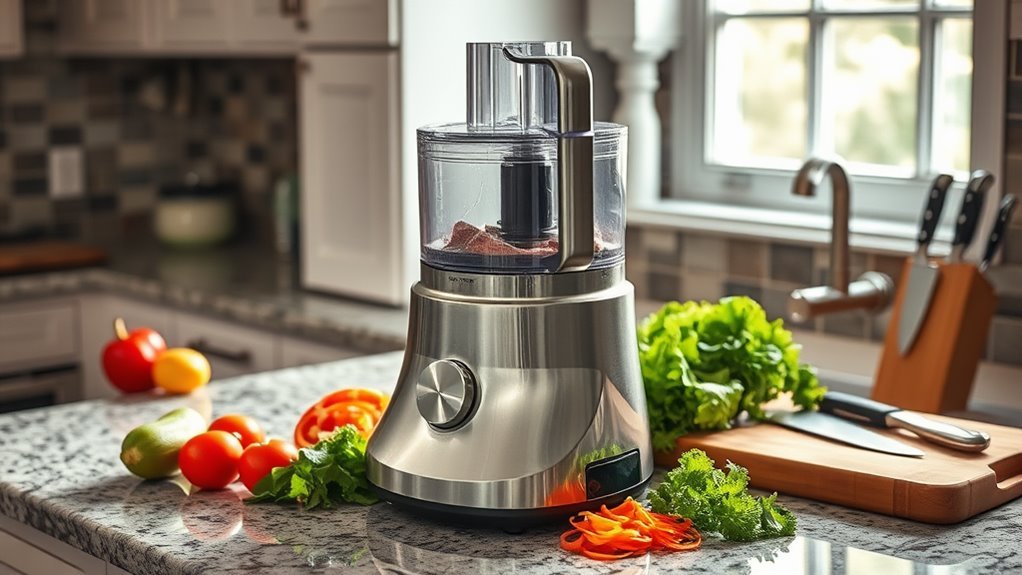 commercial food processor features