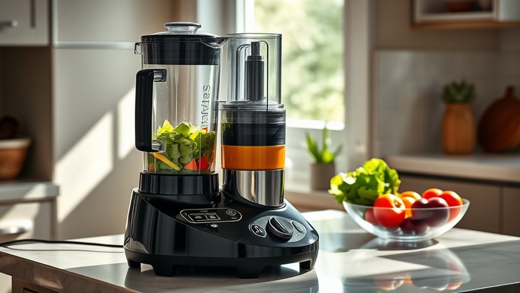 compact kitchen appliance duo