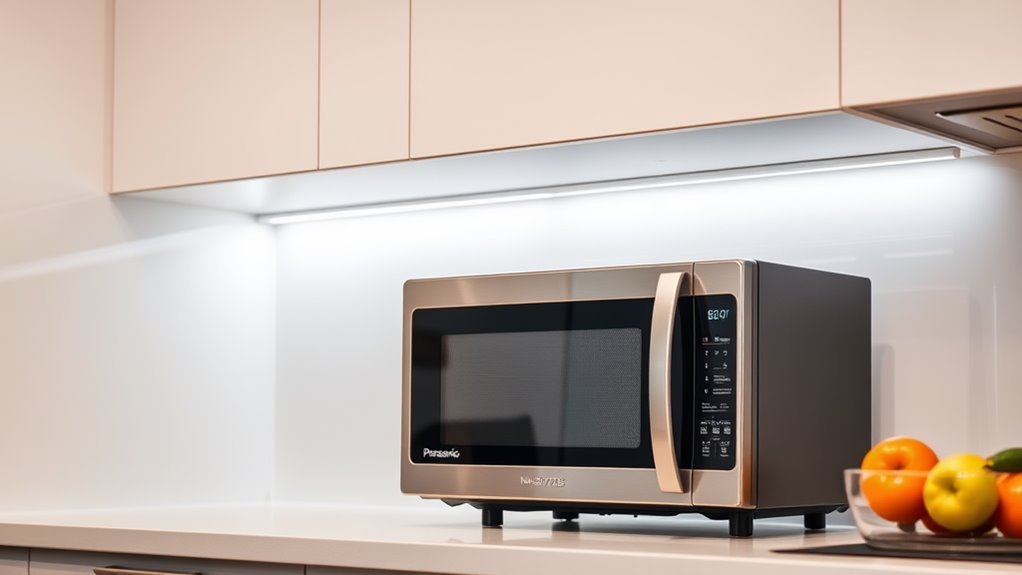 compact microwave for kitchens