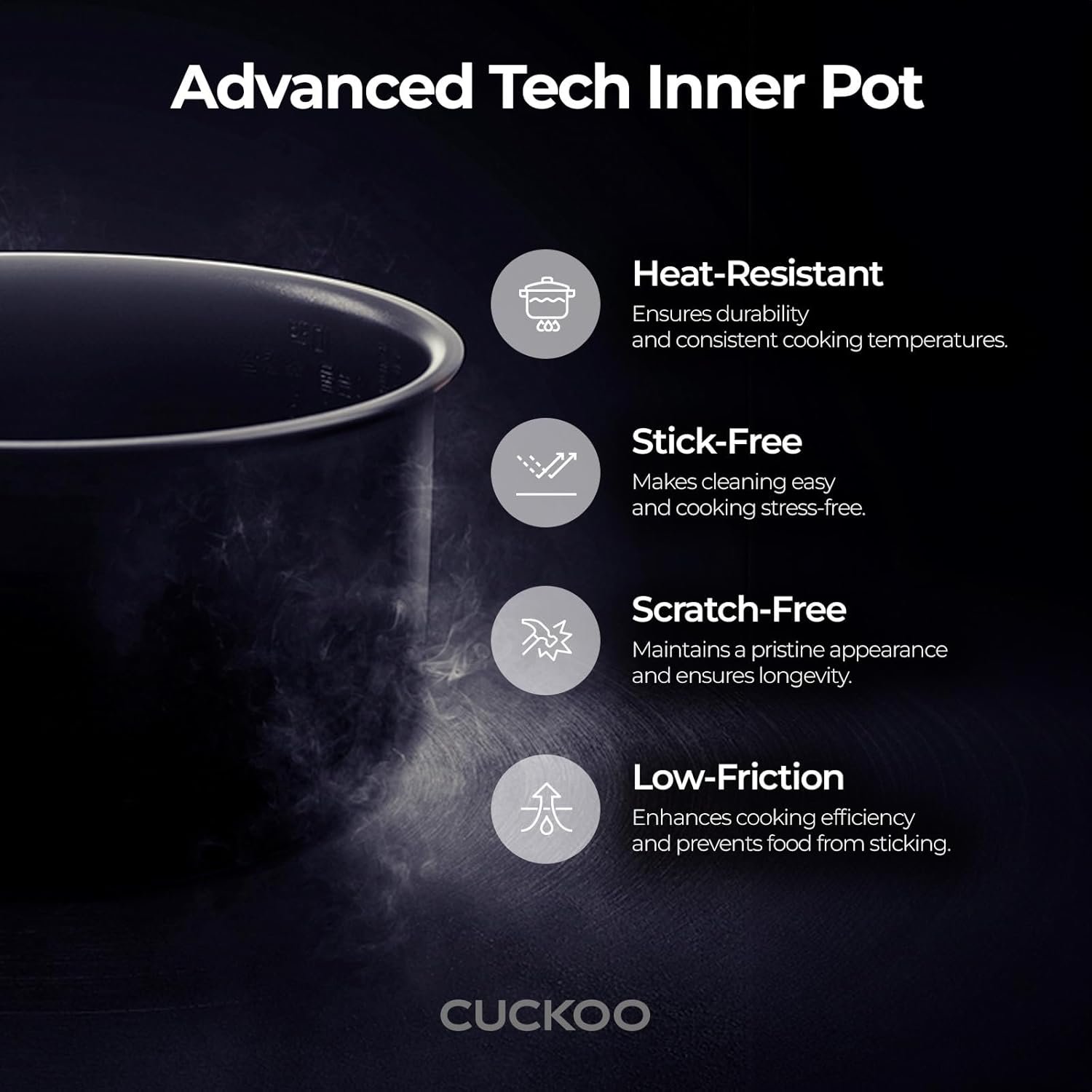 CUCKOO CR-3032 30-Cup (Uncooked) / 60-Cup (Cooked) Large Capacity Commercial Rice Cooker  Warmer with Nonstick Inner Pot, Switch Press (Silver/Black)