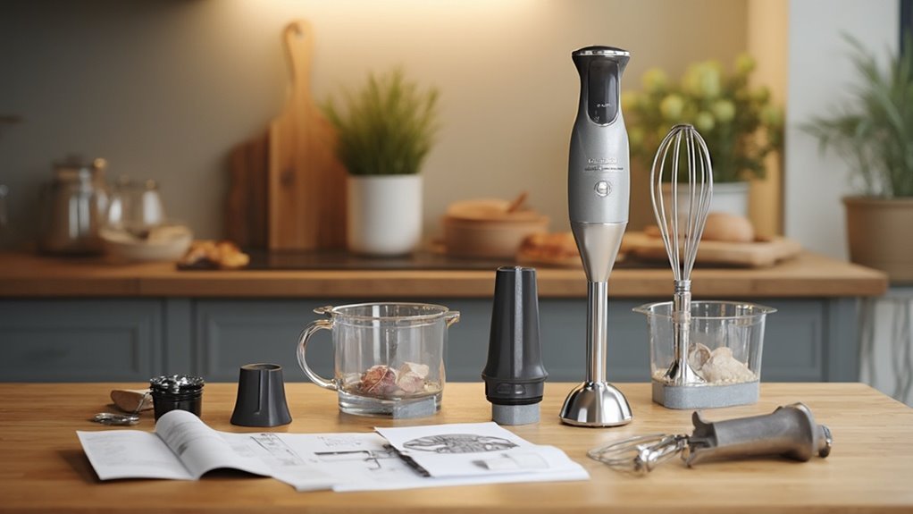 cuisinart hand blender setup
