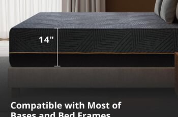 EGOHOME 14 Inch King Size Memory Foam Mattress Review