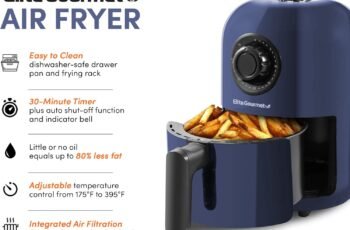 Elite Gourmet EAF0852SS Air Fryer Oven Review