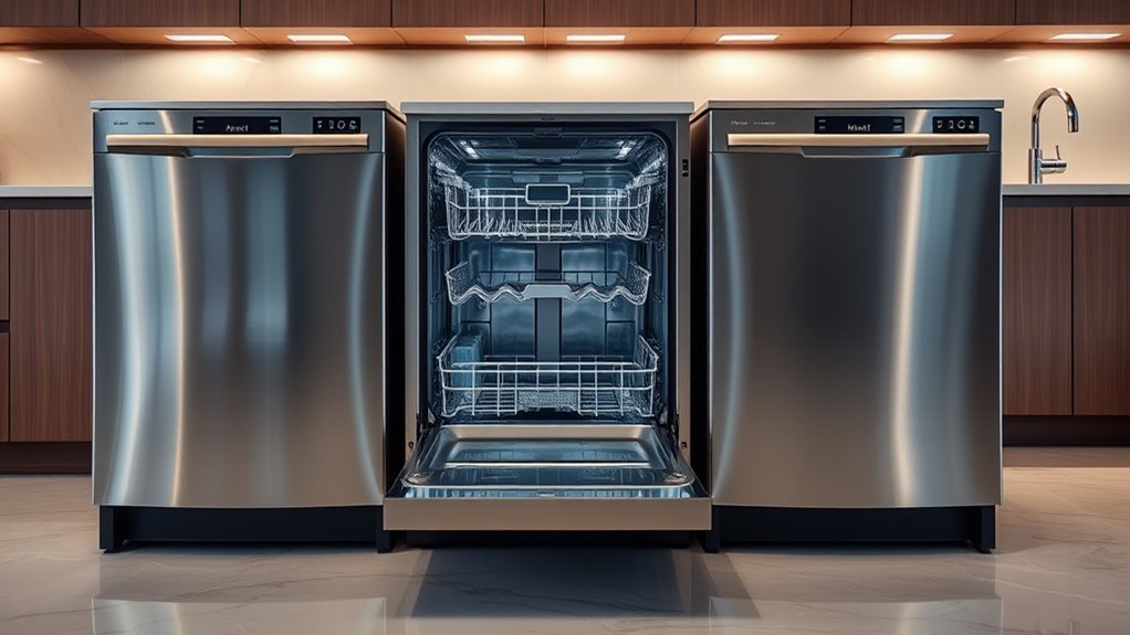 essential freestanding dishwasher features