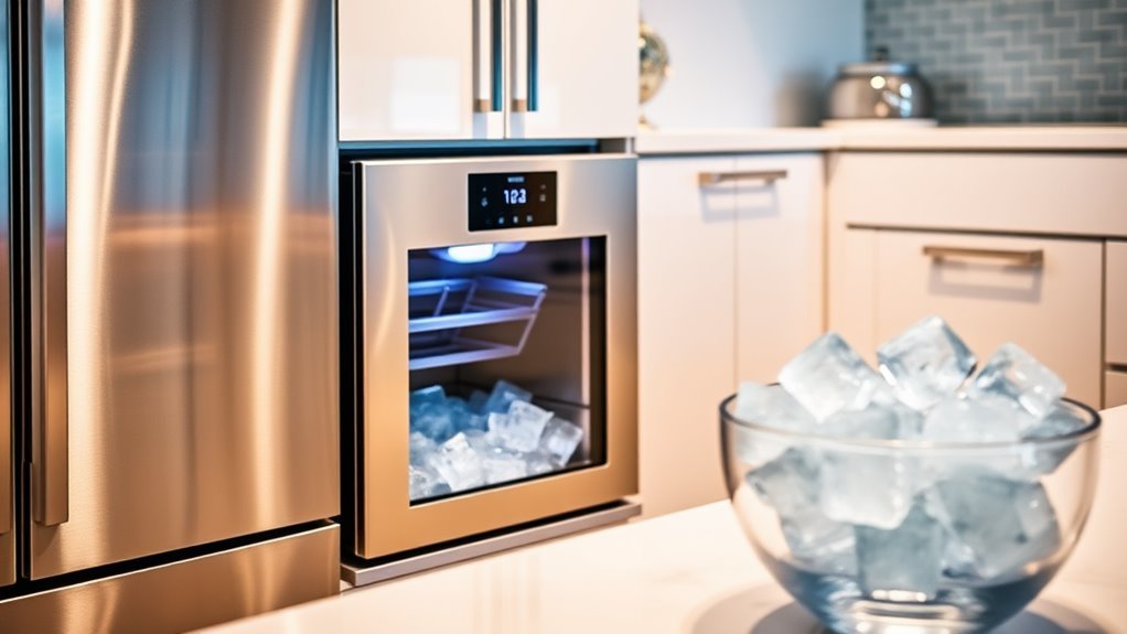 essential undercounter ice maker features