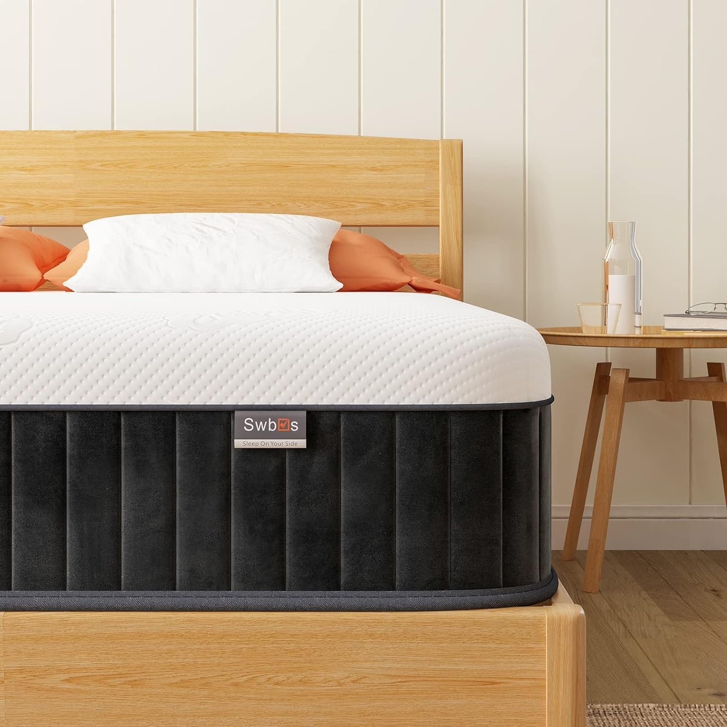 Firm Queen Mattress, 12 Inch Memory Foam Firm Queen Mattress Size with Hybrid Queen Bed Mattress in a Box Pressure Relief Firm Queen Size Mattress SWBVS Firm Queen Mattress, 12 Inch Memory Foam Firm Queen Mattress Size with Hybrid Queen Bed Mattress in a Box Pressure Relief Firm Queen Size Mattress