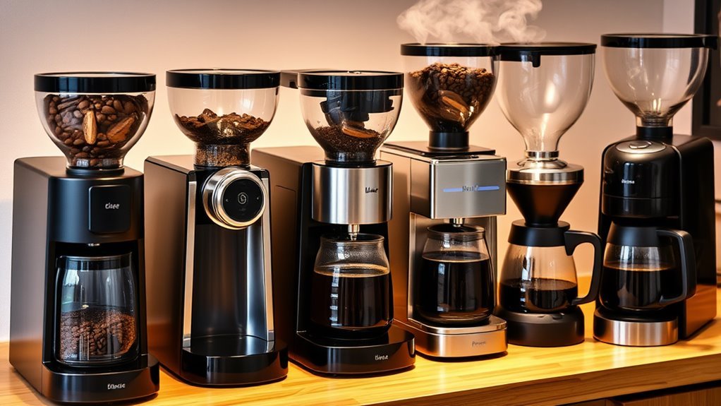 freshly ground coffee makers