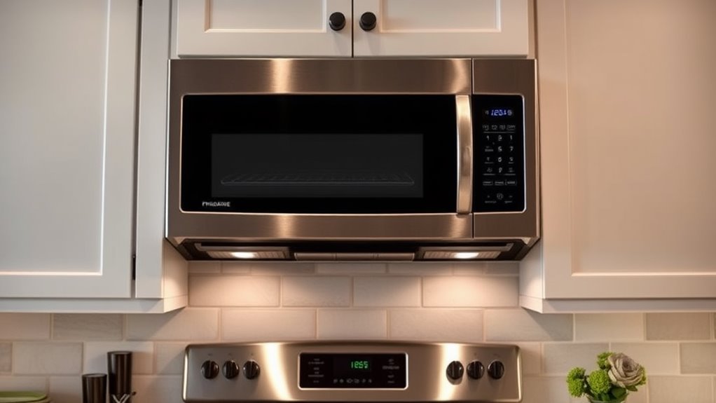 frigidaire microwave options available