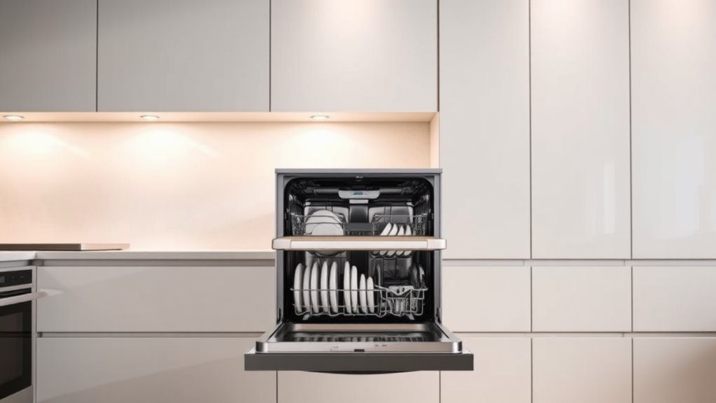 frigidaire professional dishwasher features