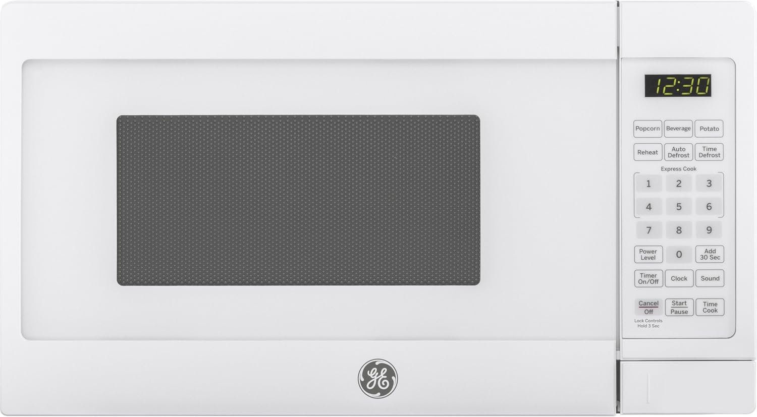 GE GCST07N1WSS Microwave Oven, 700-watt 6 Auto Cooking Settings, Child-Lock Technology, Kitchen Essentials for The Countertop, Dorm Room or Apartment, 0.7 Cu. Ft, Stainless Steel