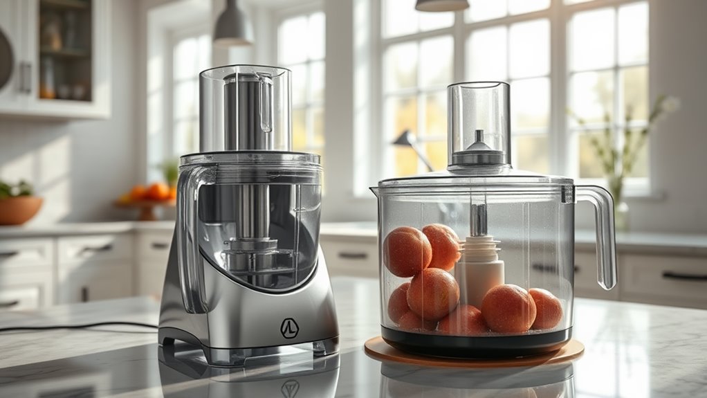 glass vs plastic food processor