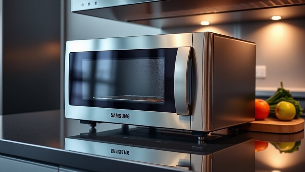 grill enhanced samsung microwave oven