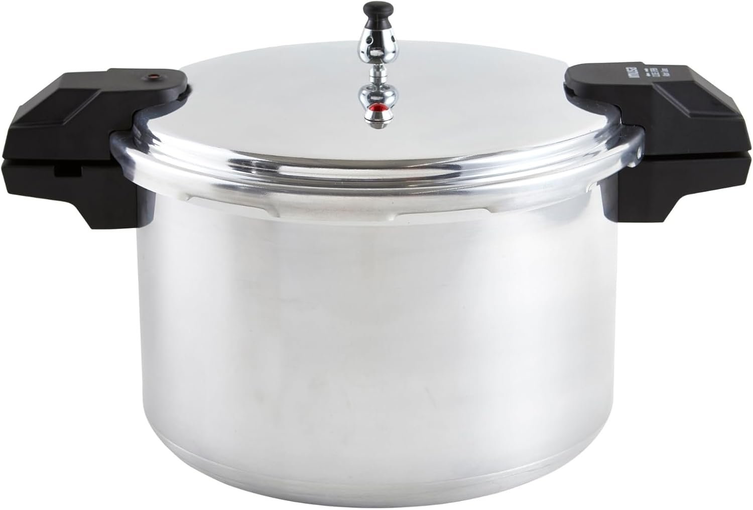 IMUSA 7 Quart Stovetop Aluminum Presure Cooker with safety valves for risk-free opening