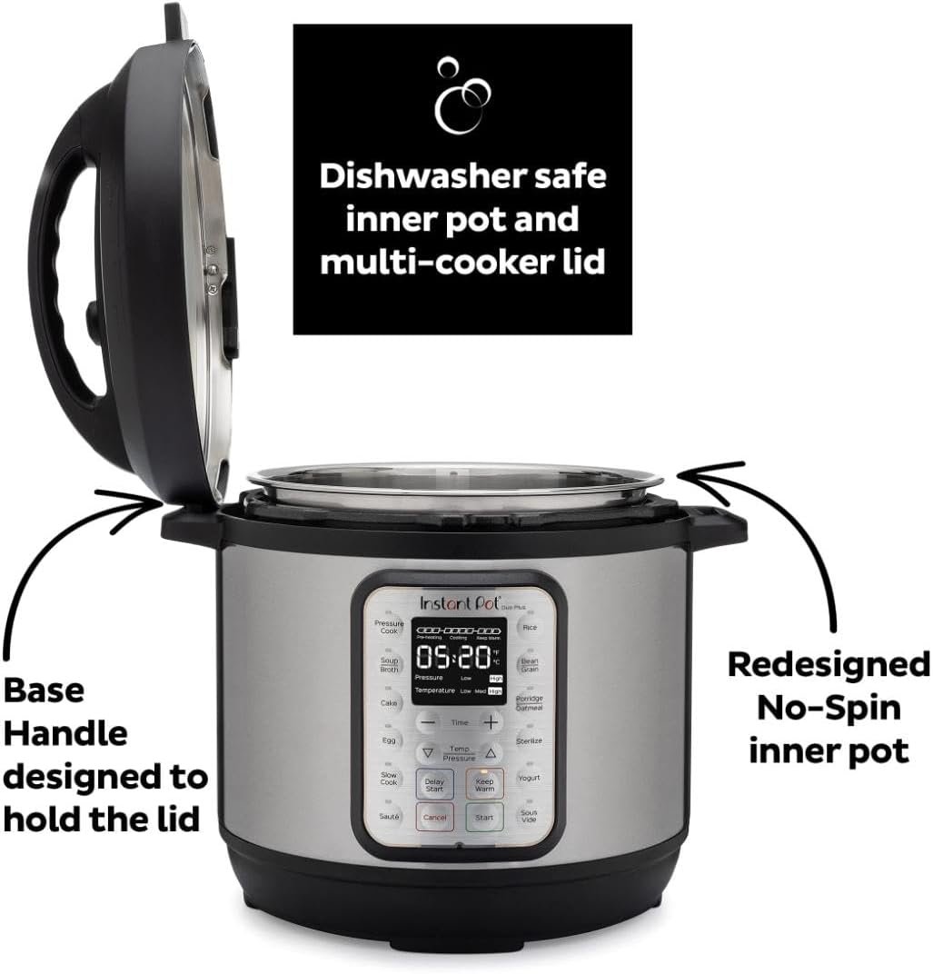 Instant Pot 112-0156-01 Duo 6, 6QT, Stainless Plus