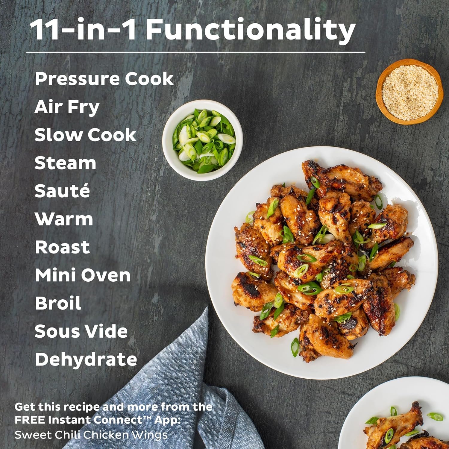 Instant Pot Duo 7-in-1 Electric Pressure Cooker, Slow Cooker, Rice Cooker, Steamer, Sauté, Yogurt Maker, Warmer  Sterilizer, Includes App With Over 800 Recipes, Stainless Steel, 8 Quart