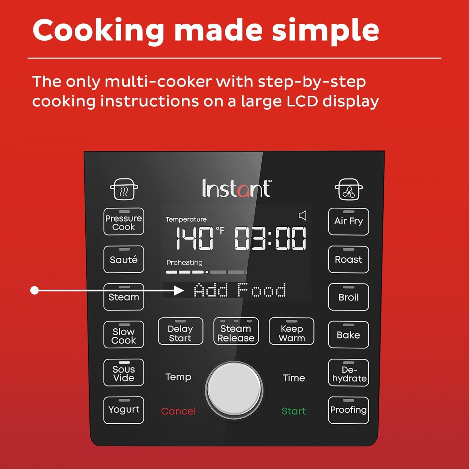 Instant Pot Duo Crisp Ultimate Lid, 13-in-1 Air Fryer and Pressure Cooker Combo, Sauté, Slow Cook, Bake, Steam, Warm, Roast, Dehydrate, Sous Vide,  Proof, App With Over 800 Recipes, 6.5 Quart, Black