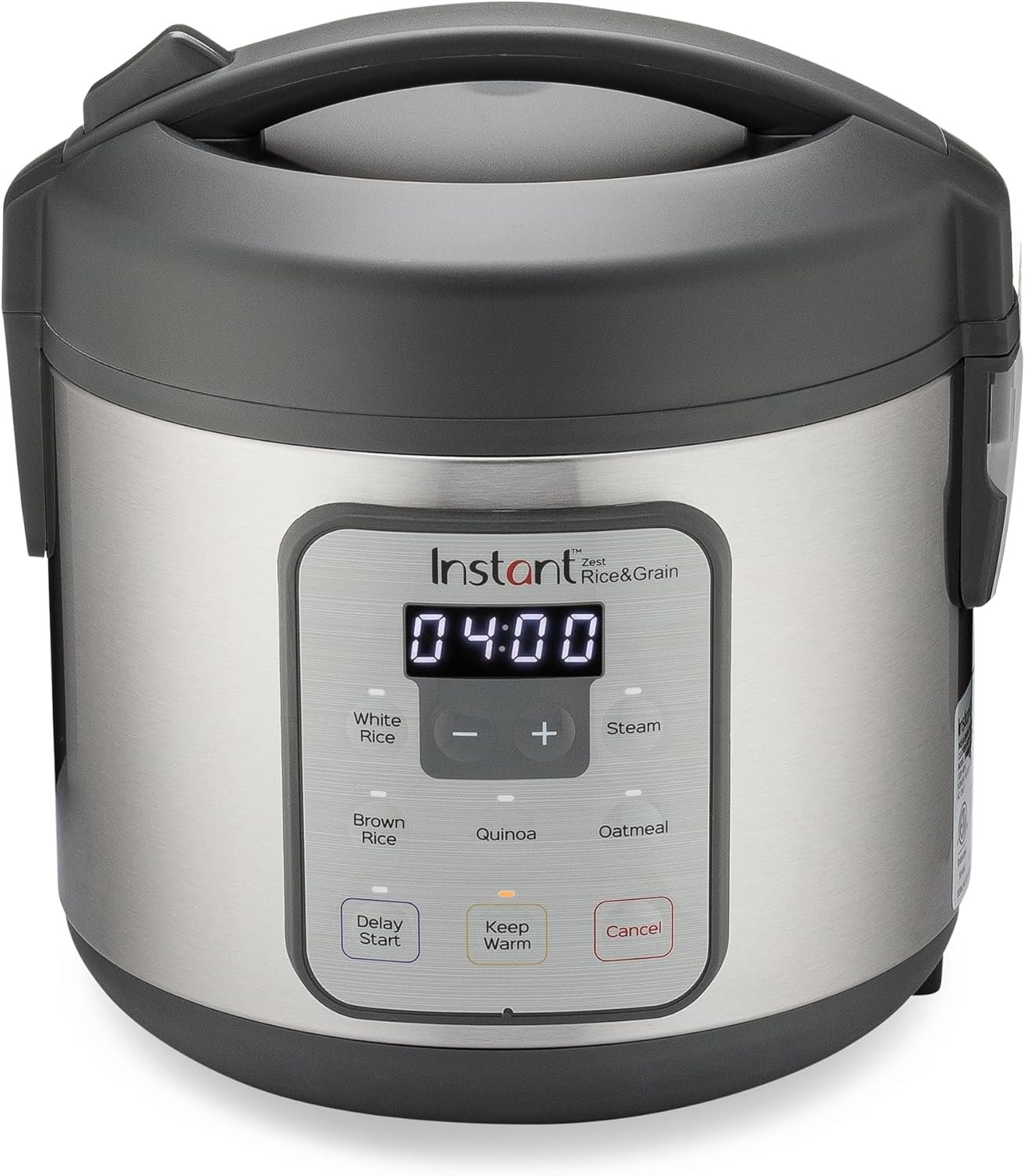 Instant Pot Zest 8 Cup One Touch Rice Cooker, From the Makers of Instant Pot, Steamer, Cooks Rice, Grains, Quinoa and Oatmeal, 8-cup cooked/4-cup uncooked, No Pressure Cooking Functionality Instant Pot Zest 8 Cup One Touch Rice Cooker, From the Makers of Instant Pot, Steamer, Cooks Rice, Grains, Quinoa and Oatmeal, 8-cup cooked/4-cup uncooked, No Pressure Cooking Functionality