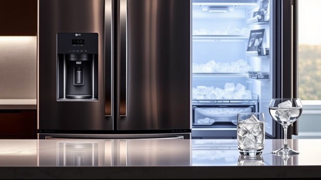 instaview nugget ice refrigerator