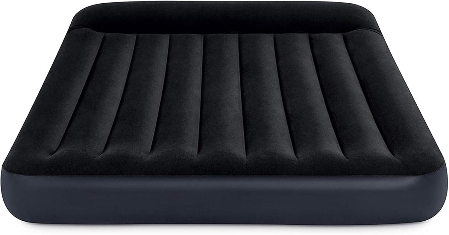Intex Dura-Beam Standard Pillow Rest Classic Air Mattress Series with Internal Pump