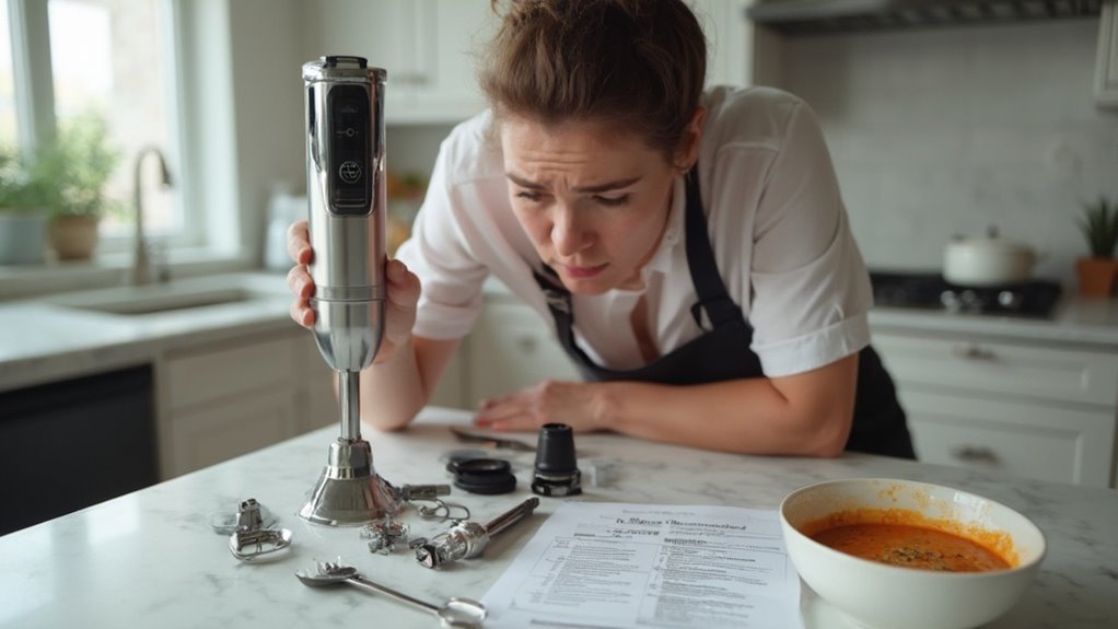 kitchenaid immersion blender issues