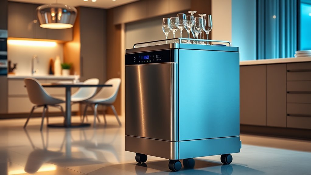 luxury portable dishwashers features