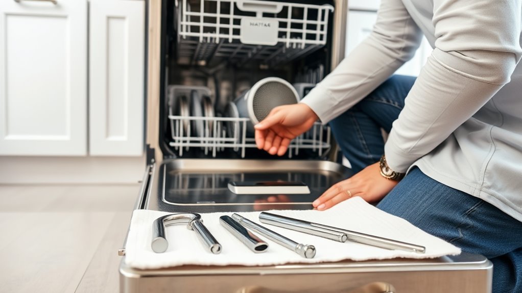 maytag dishwasher draining issue