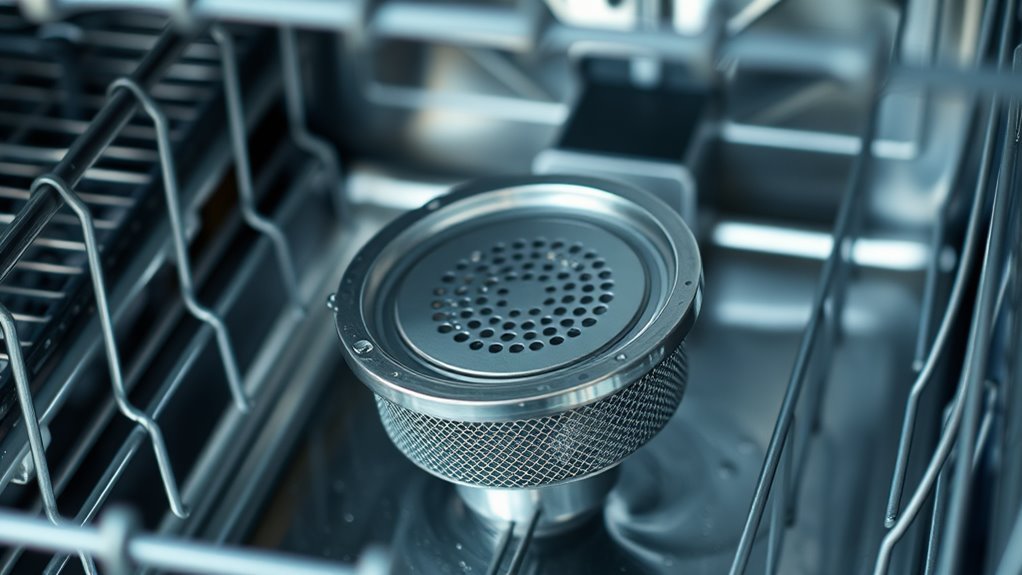 maytag dishwasher filter location