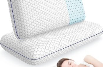 Memory Foam Pillows for Side, Back and Stomach Sleepers Review