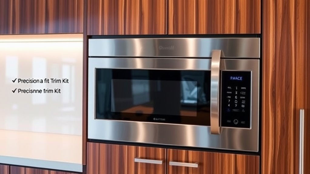 microwave installation and accessories