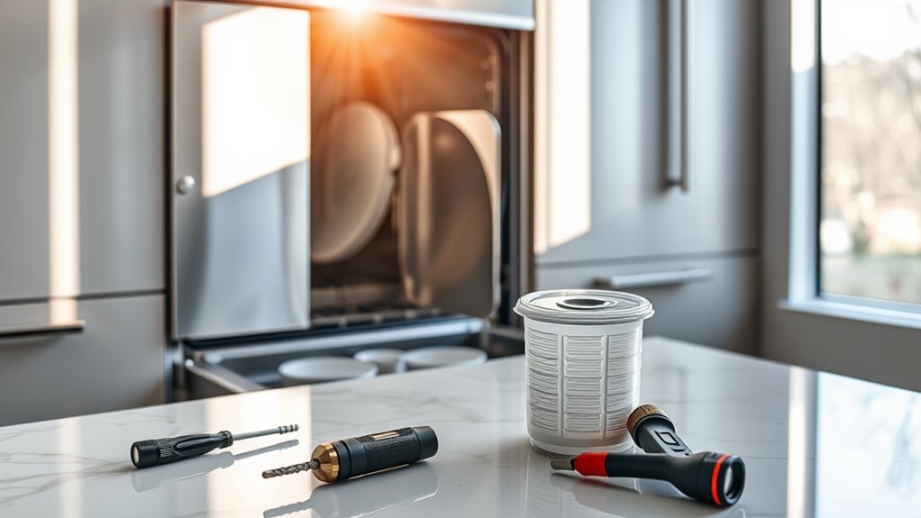 miele dishwasher drain issues