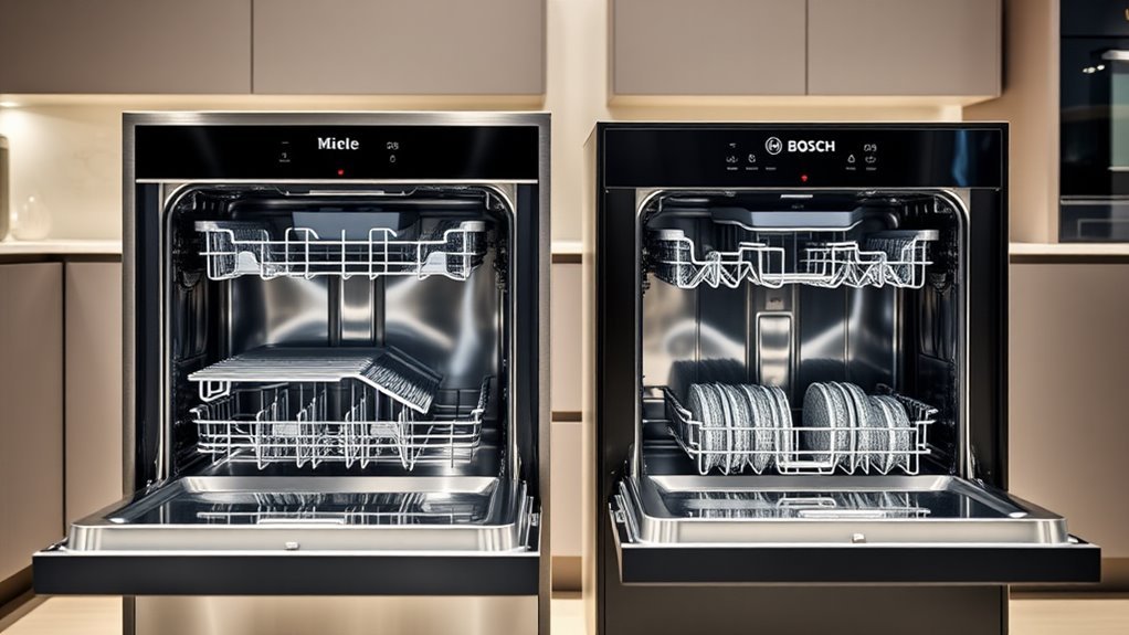 miele or bosch dishwasher
