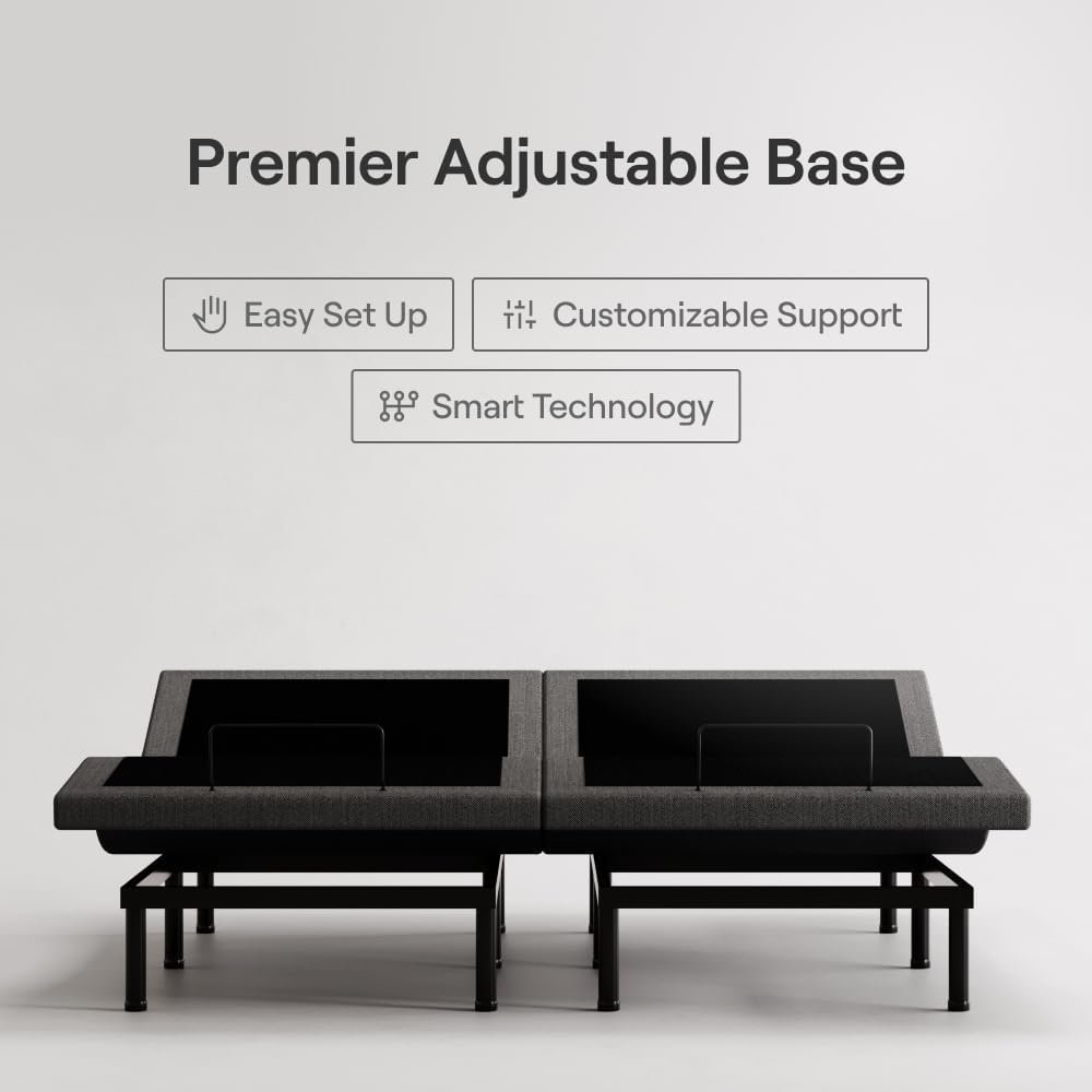 Nectar Premier 13” King Mattress (New Version) - Medium Firm - Contouring Memory Foam - Cooling Upgrade - 2” Pressure Relief Layer - Minimal Motion Transfer - 365-Night Trial  Forever Warranty