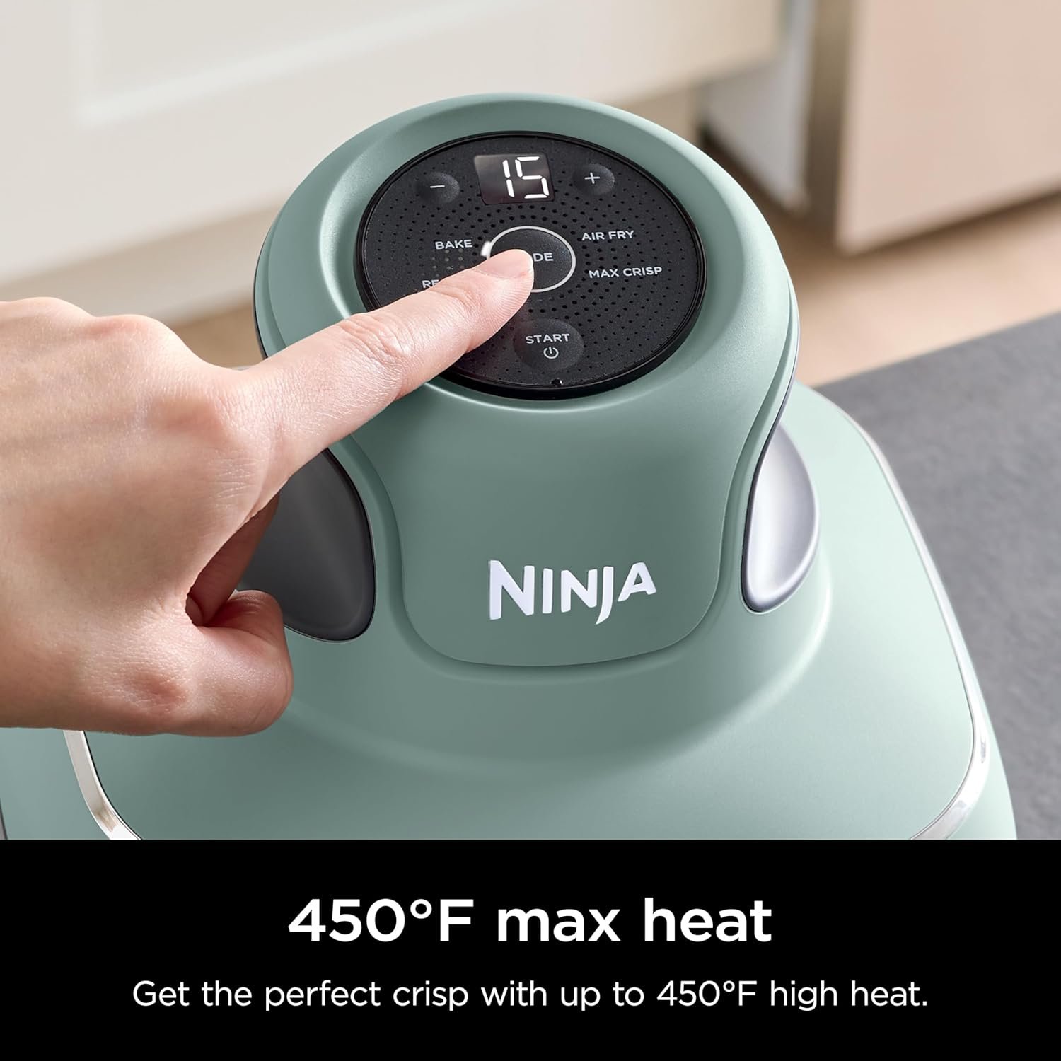 Ninja Crispi Air Fryer, Microwave, Freezer  Dishwasher Safe, Non Toxic Glass Portable Cooking System, 4 QT  6 Cup Glass Containers with Storage Lids, Easy Meals, Air Fry, Bake, Green, FN101SG