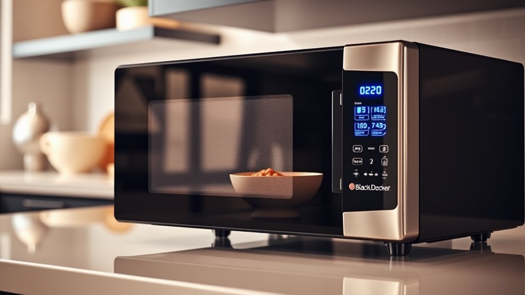 one touch microwave cooking options