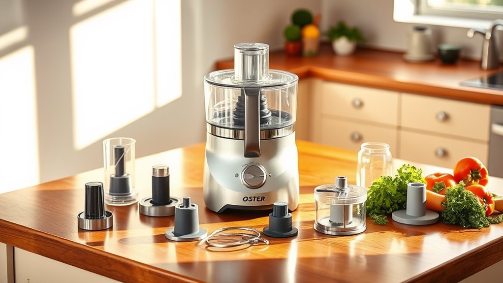 oster food processor functions
