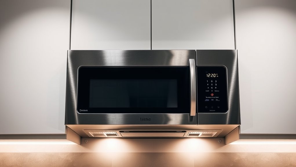 over the range microwaves with features