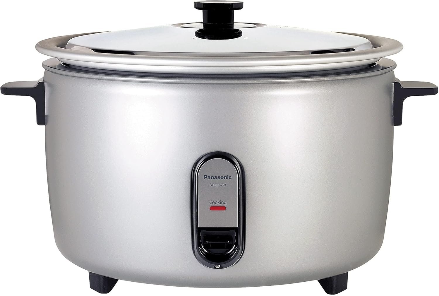 Panasonic Commercial Rice Cooker, Large Capacity 46-Cup (Cooked), 23-Cup (Uncooked) with One-Touch Operation and 8-Hour Keep Warm - SR-42HZP - Silver