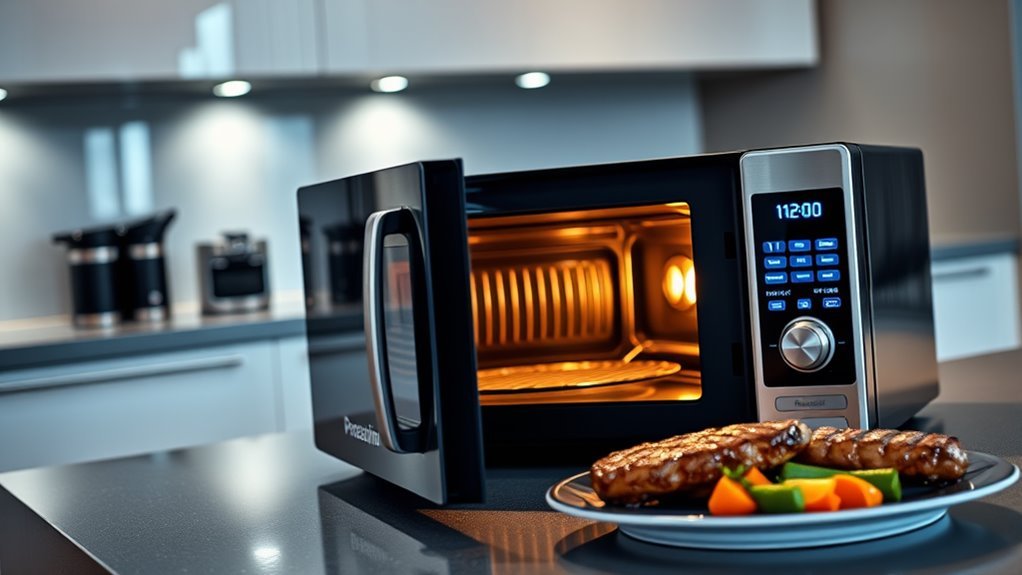 panasonic microwaves with grilling